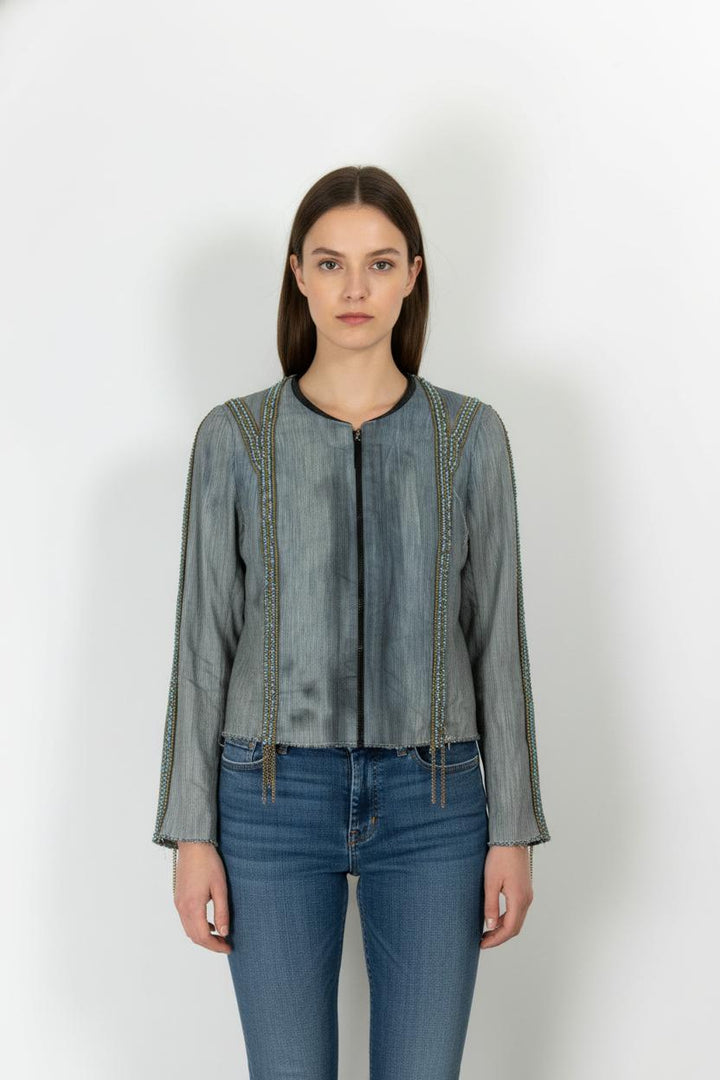 Veste Grise - Taille S/36 de la marque IRO | PARAD70188 - Vendu par Paradigme - Image 1
