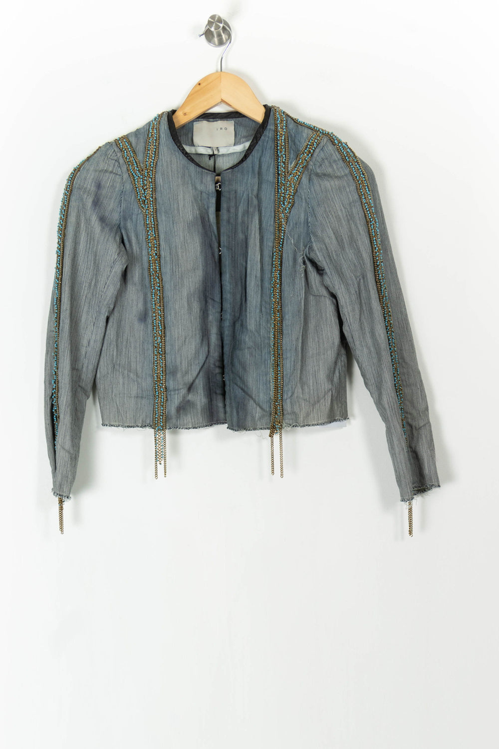 Veste Grise - Taille S/36 de la marque IRO | PARAD70188 - Vendu par Paradigme - Image 2