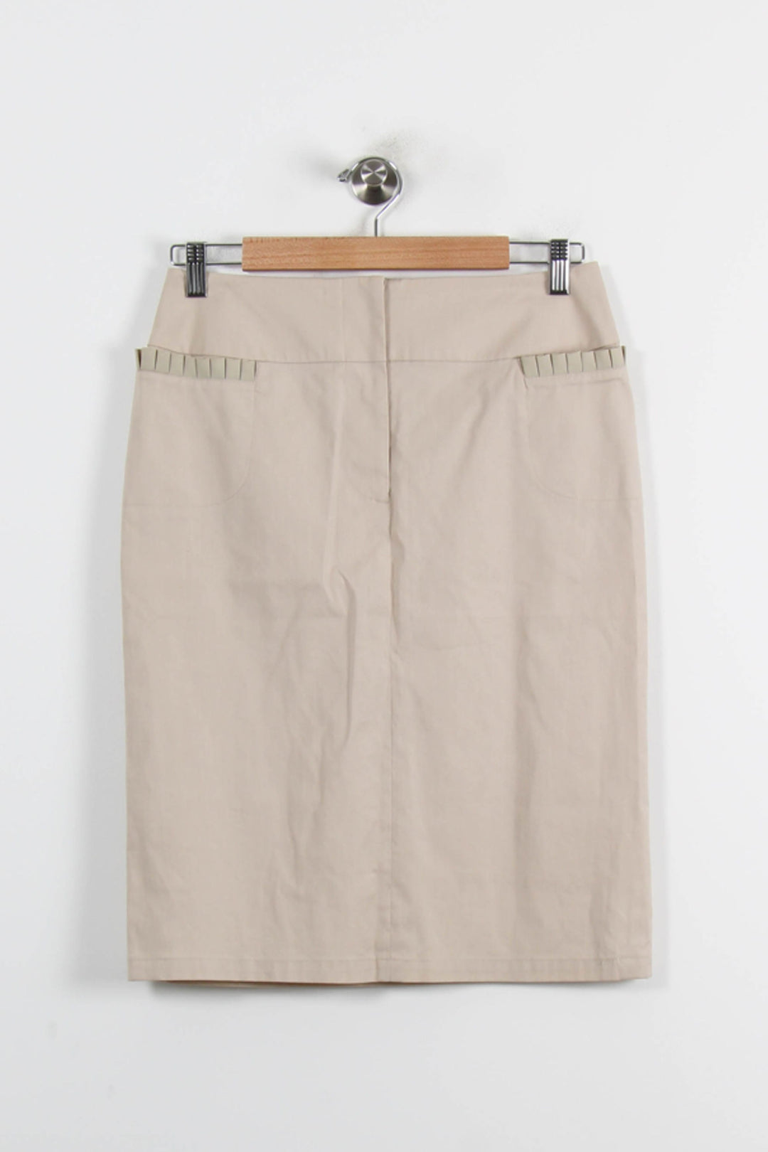 Jupe Droite Beige - Taille XL/42 de la marque ZAPA | PARAD70197 - Vendu par Paradigme - Image 2