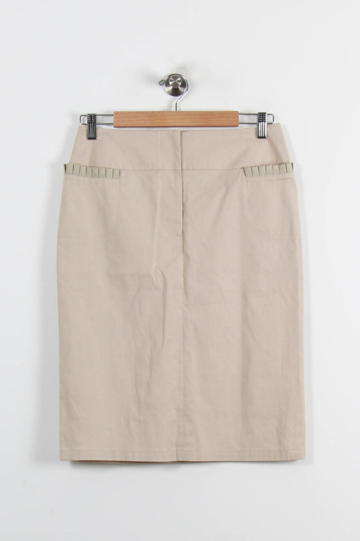 Jupe Droite Beige - Taille XL/42 de la marque ZAPA | PARAD70197 - Vendu par Paradigme - Image 2