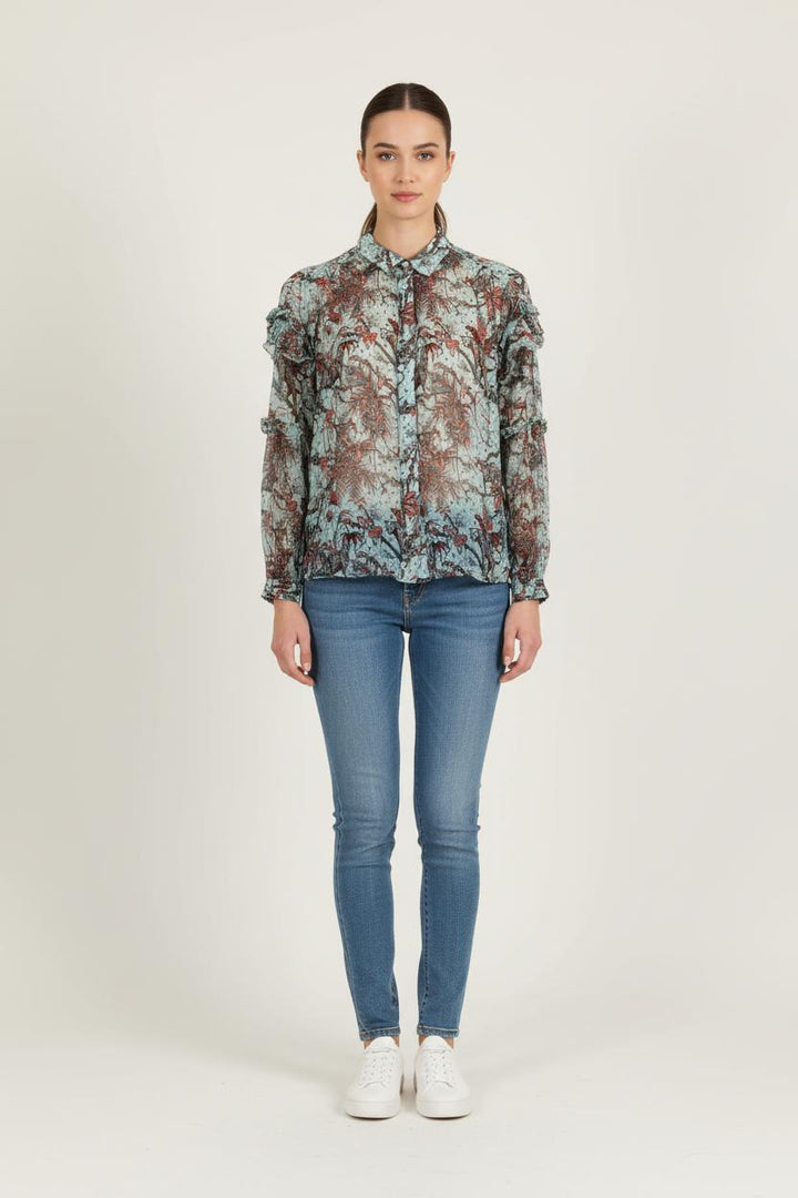 Blouse Multicolore - Taille S/36 de la marque Bérénice | PARAD70201 - Vendu par Paradigme - Image 1