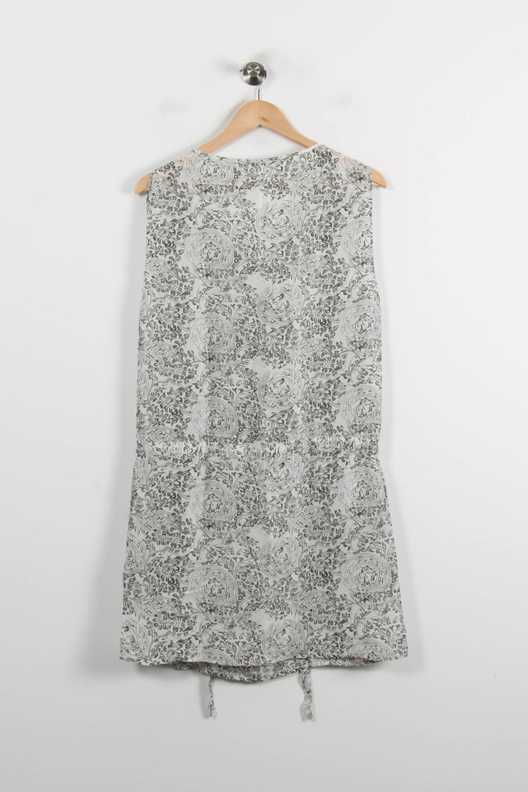 Robe Courte Blanche et Grise - Taille M/38 de la marque Sud express | PARAD70205 - Vendu par Paradigme - Image 4