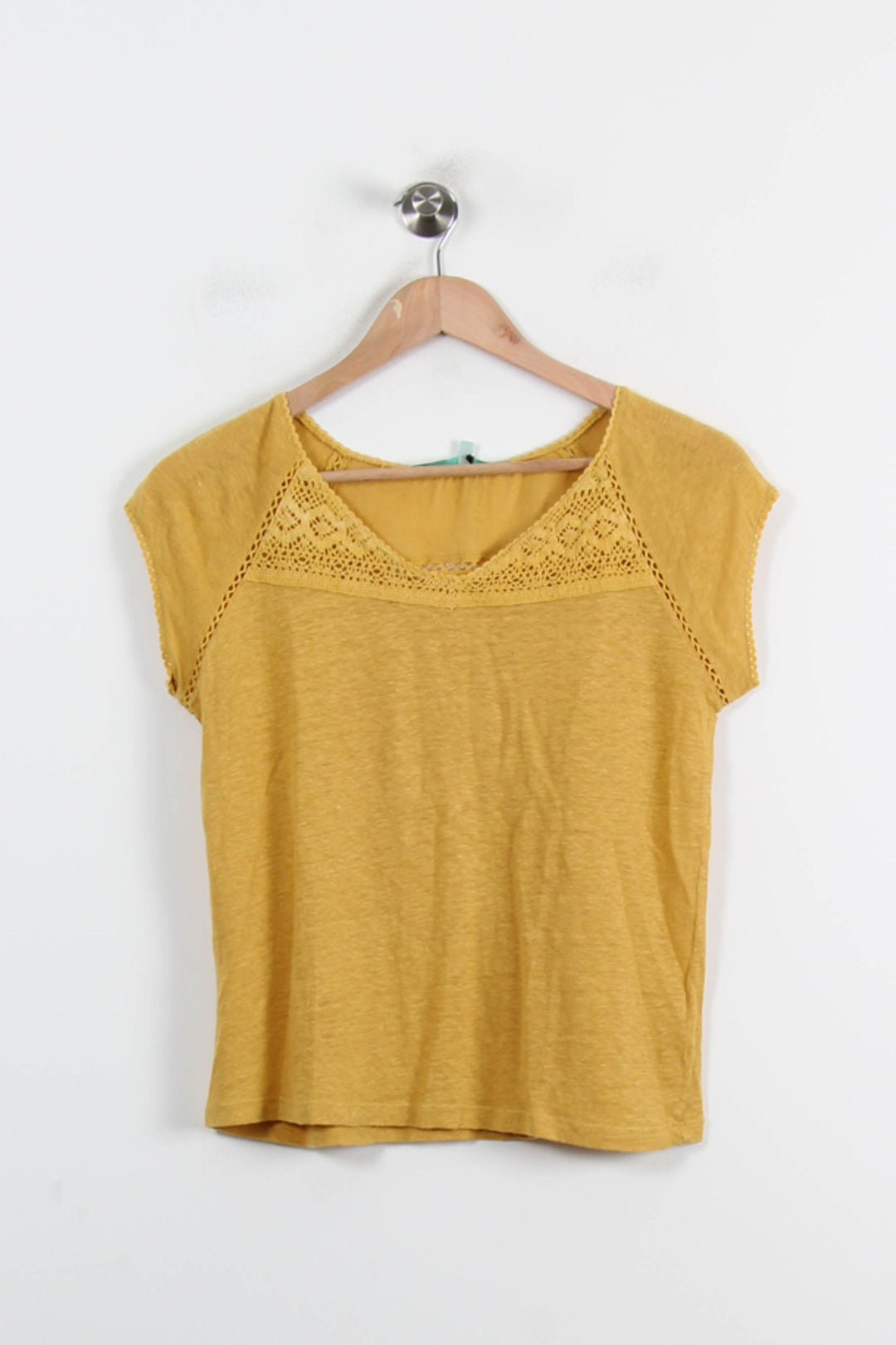Top Jaune - Taille S/36 de la marque La Fée Maraboutée | PARAD70212 - Vendu par Paradigme - Image 2