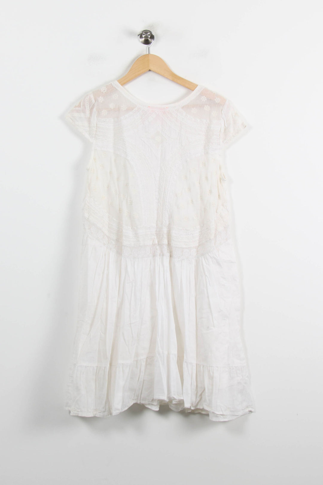 Robe Courte Blanche - Taille L/40 de la marque ba&sh | PARAD70214 - Vendu par Paradigme - Image 4