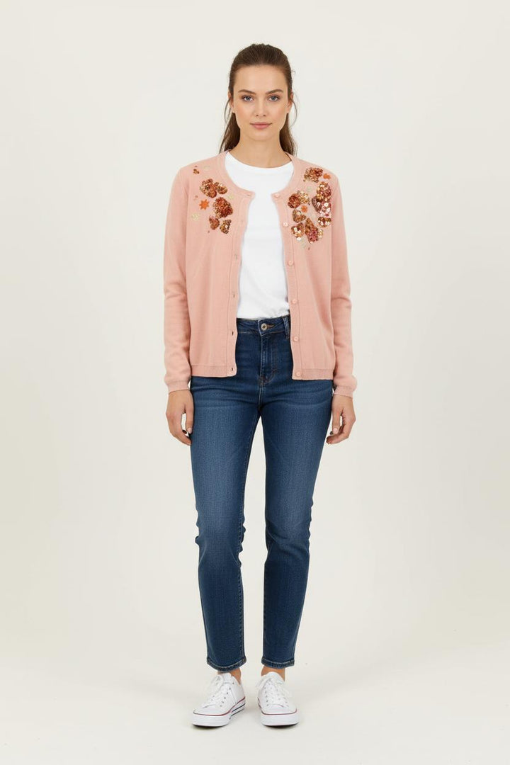 Cardigan Rose - Taille S/36 de la marque Des petits hauts | PARAD70216 - Vendu par Paradigme - Image 1