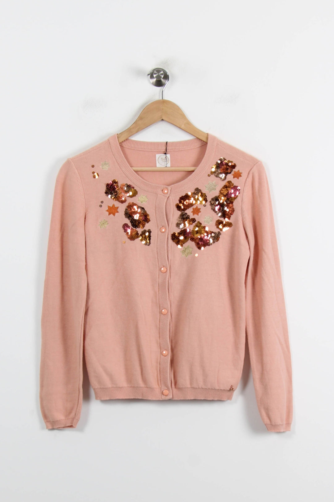 Cardigan Rose - Taille S/36 de la marque Des petits hauts | PARAD70216 - Vendu par Paradigme - Image 2