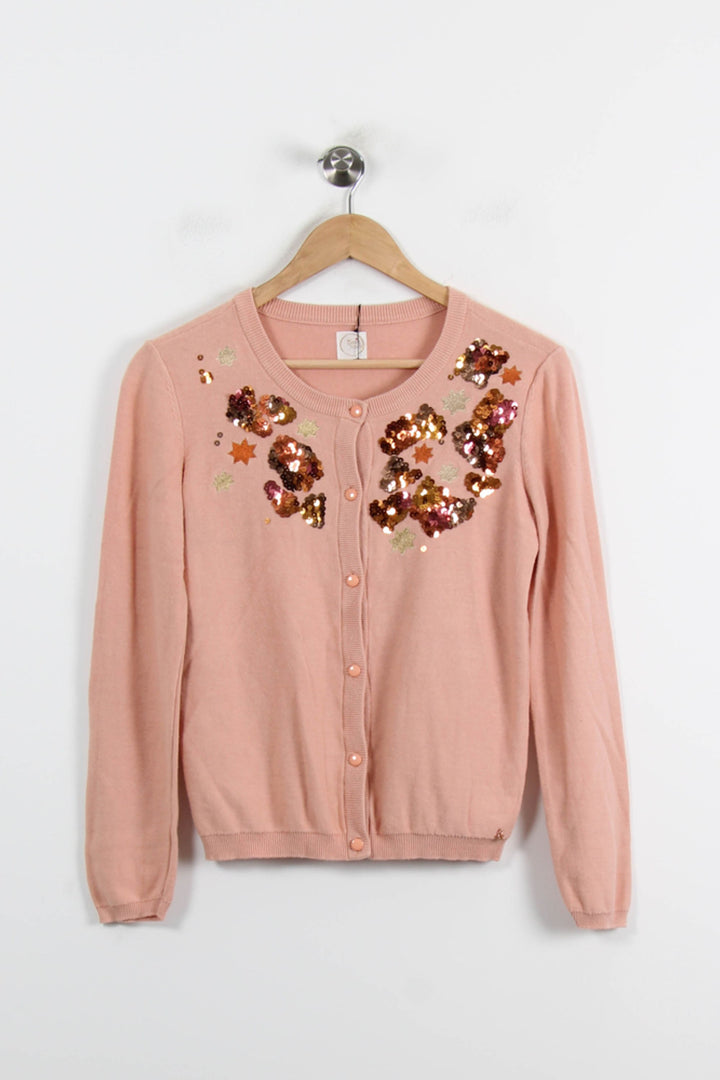 Cardigan Rose - Taille S/36 de la marque Des petits hauts | PARAD70216 - Vendu par Paradigme - Image 2