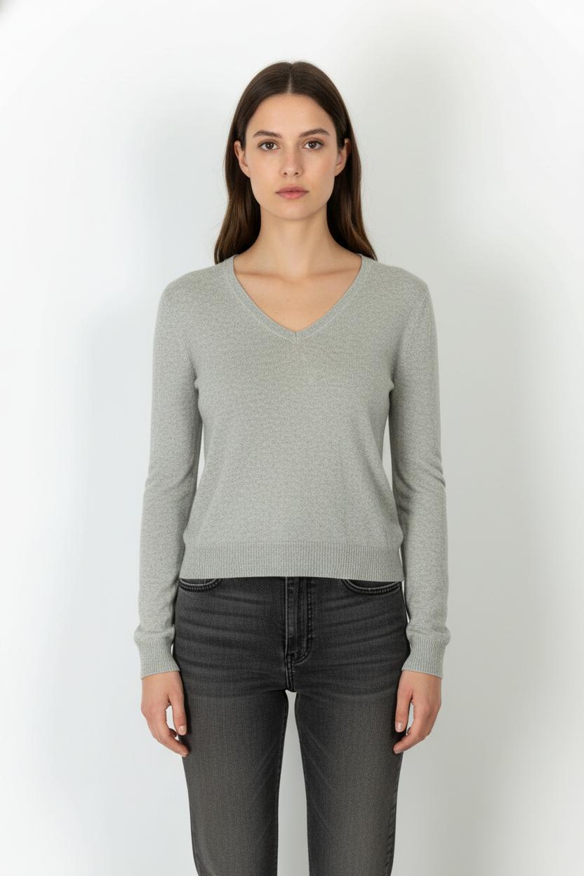 Pull Gris - Taille L/40 de la marque Agnès b. | PARAD70220 - Vendu par Paradigme - Image 1