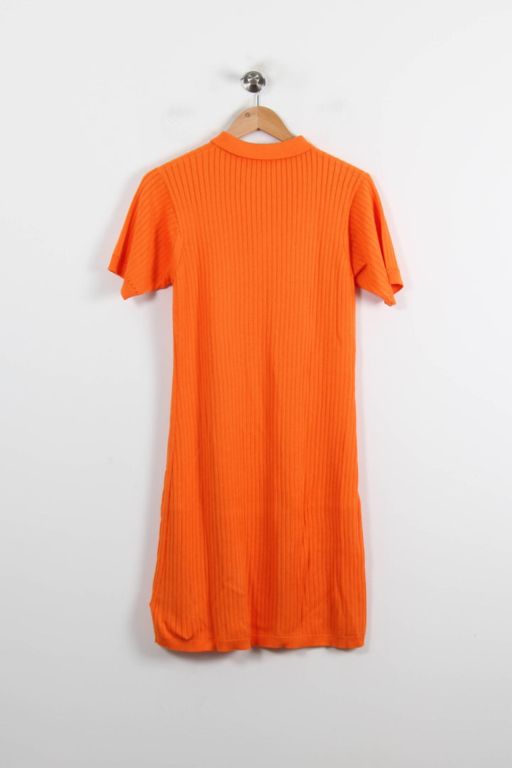 Robe Polo Orange - Taille L/40 de la marque Maison Montagut | PARAD70235 - Vendu par Paradigme - Image 4
