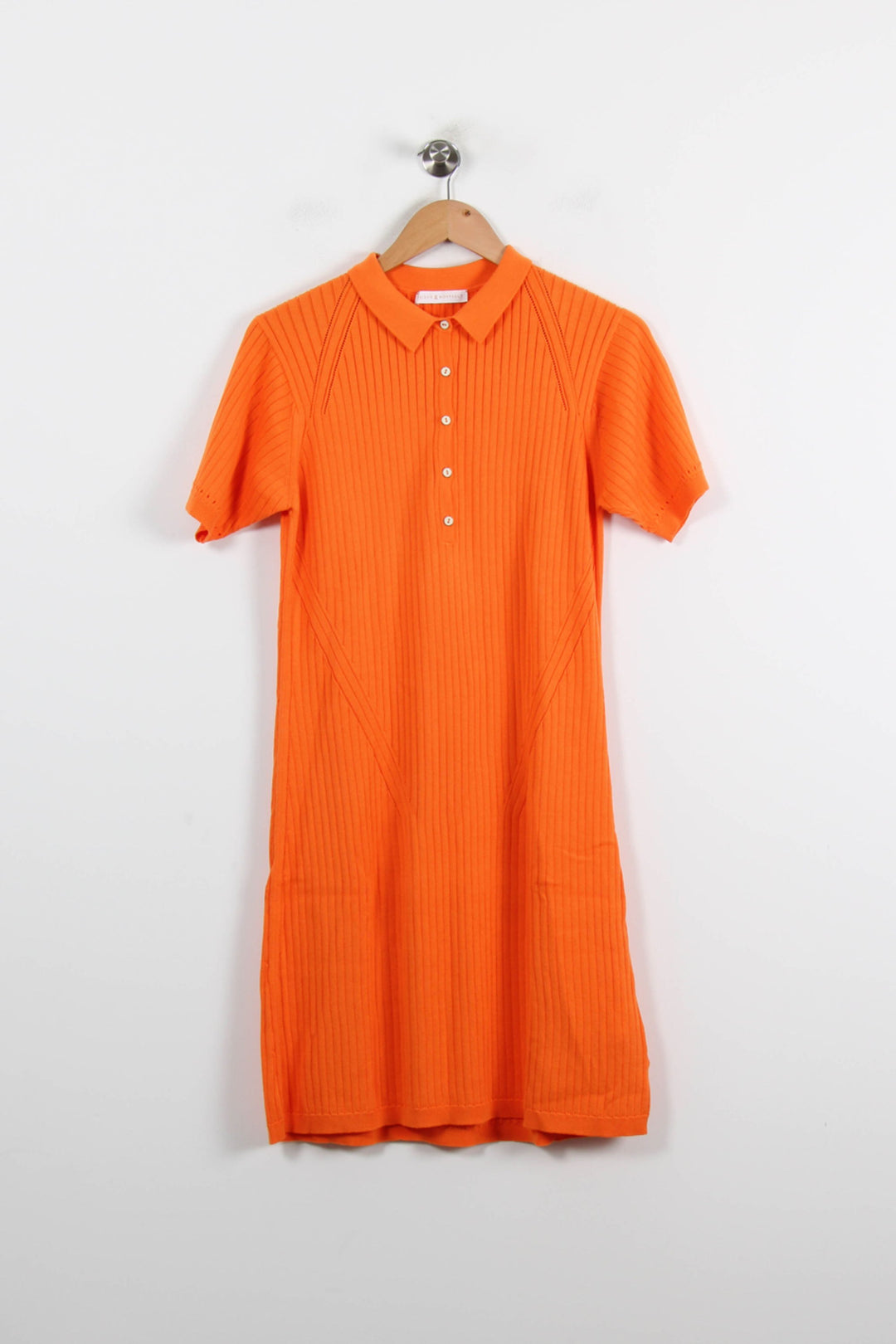 Robe Polo Orange - Taille L/40 de la marque Maison Montagut | PARAD70235 - Vendu par Paradigme - Image 2