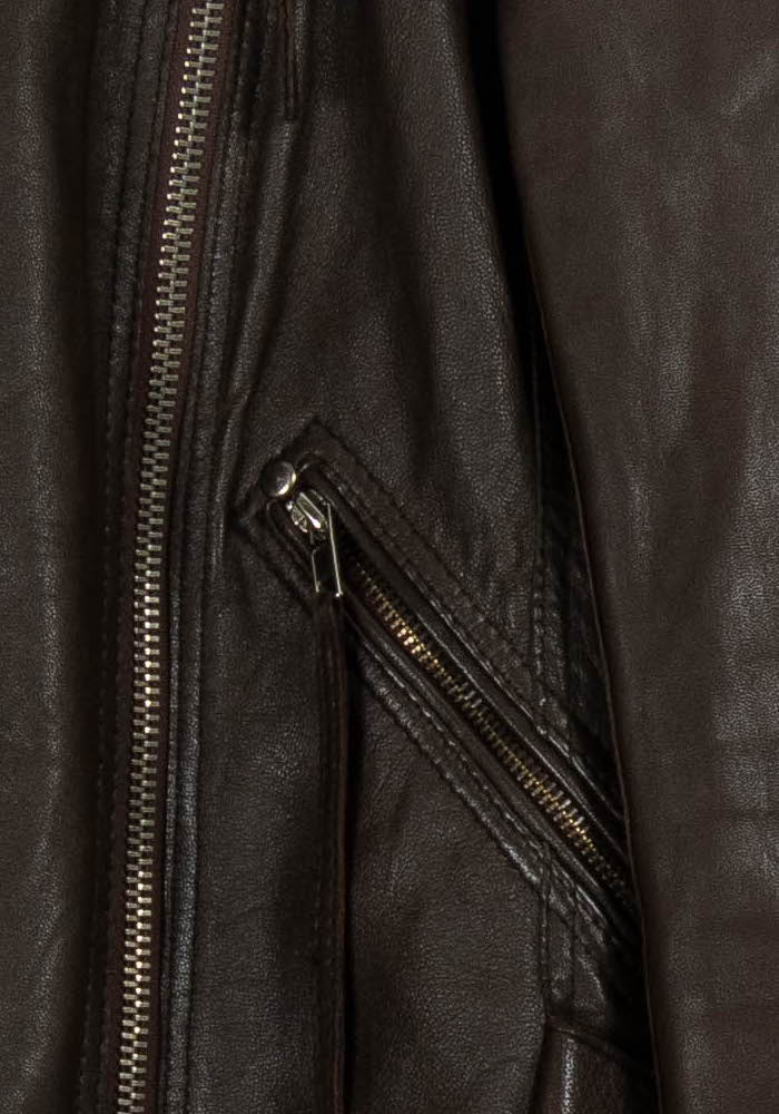 Blouson Cuir Marron - Taille M/38 de la marque IRO | PARAD7070 - Vendu par Paradigme - Image 3
