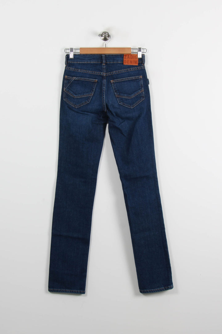 Jean Bleu - Taille XS/34 de la marque Zadig&Voltaire | PARAD71009 - Vendu par Paradigme - Image 4