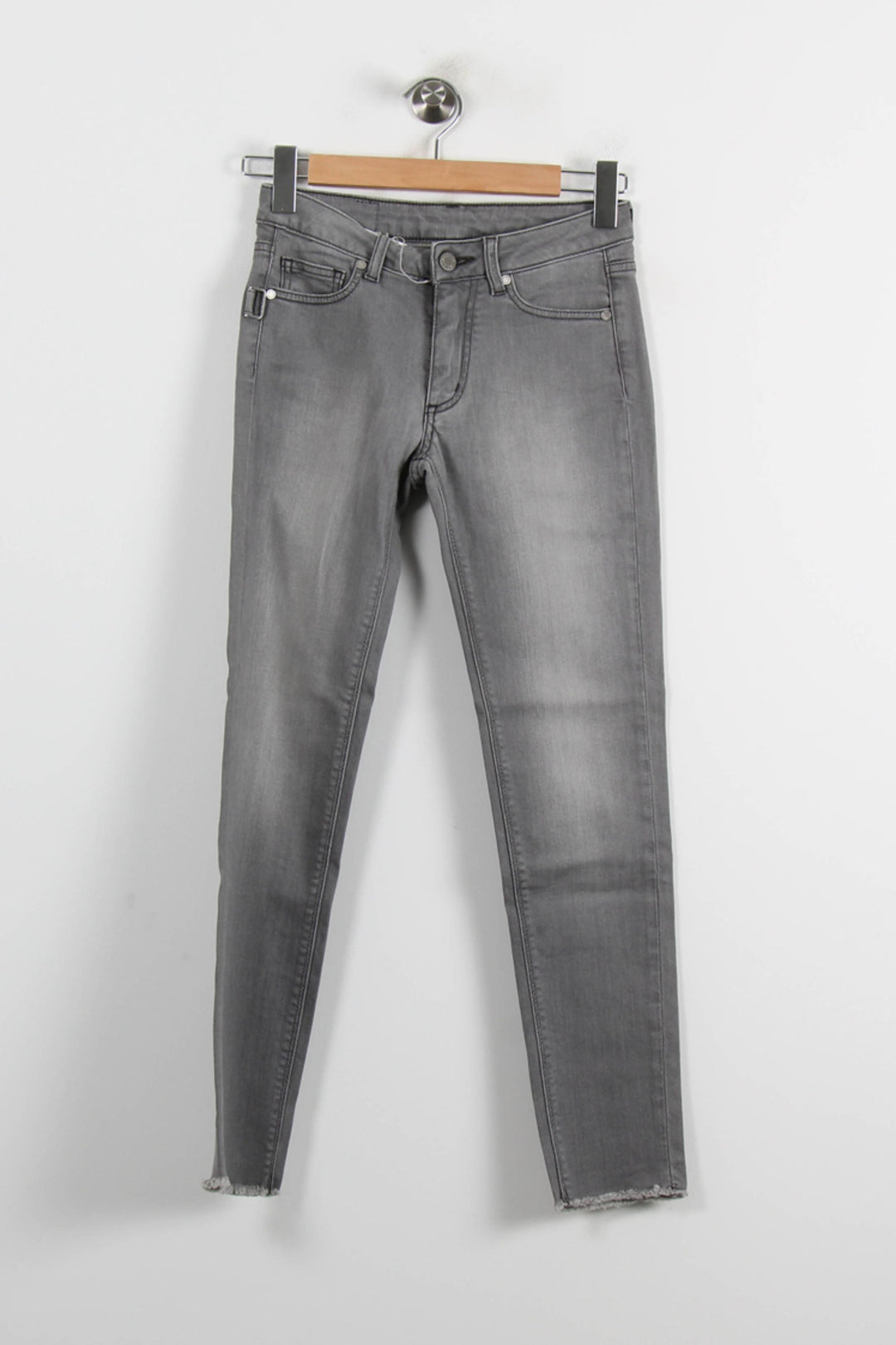Jean Skinny Gris - Taille XS/34 de la marque Zadig&Voltaire | PARAD71011 - Vendu par Paradigme - Image 2