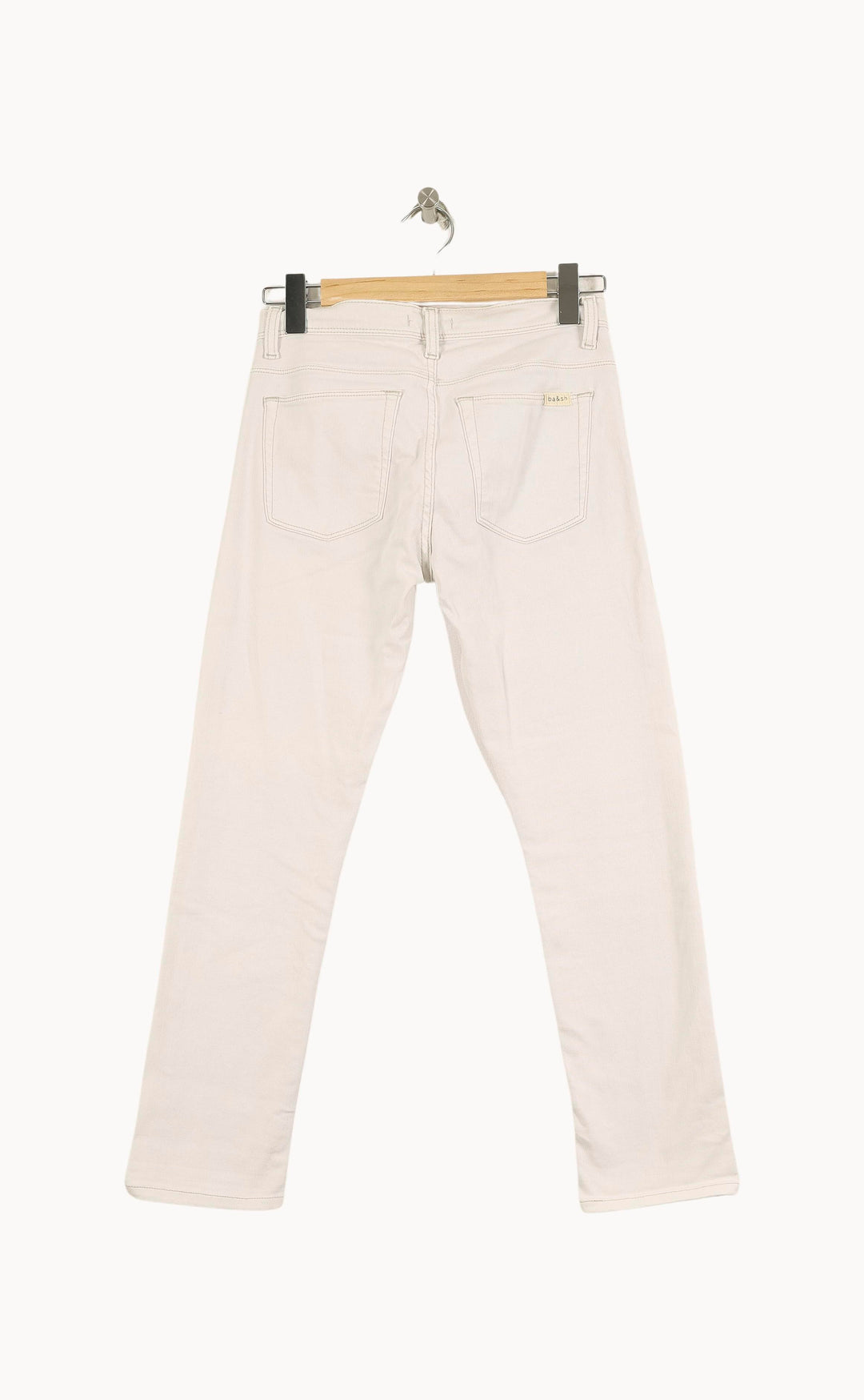 Jean Beige - Taille XS/34 de la marque ba&sh | PARAD71014 - Vendu par Paradigme - Image 4