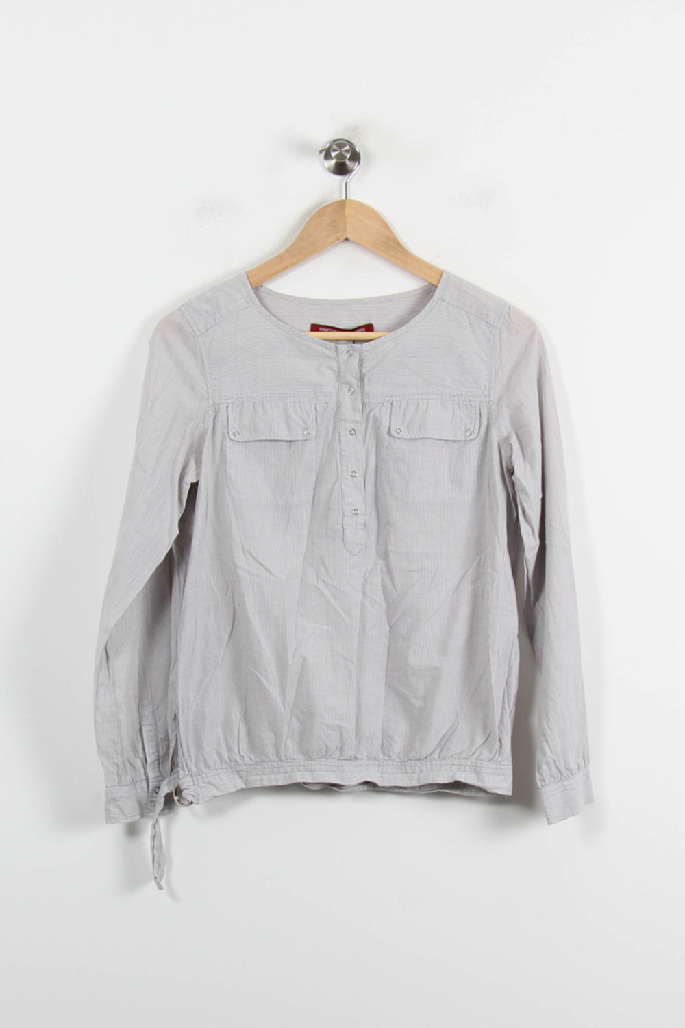 Blouse Grise - Taille S/36 de la marque Comptoir des Cotonniers | PARAD71019 - Vendu par Paradigme - Image 2