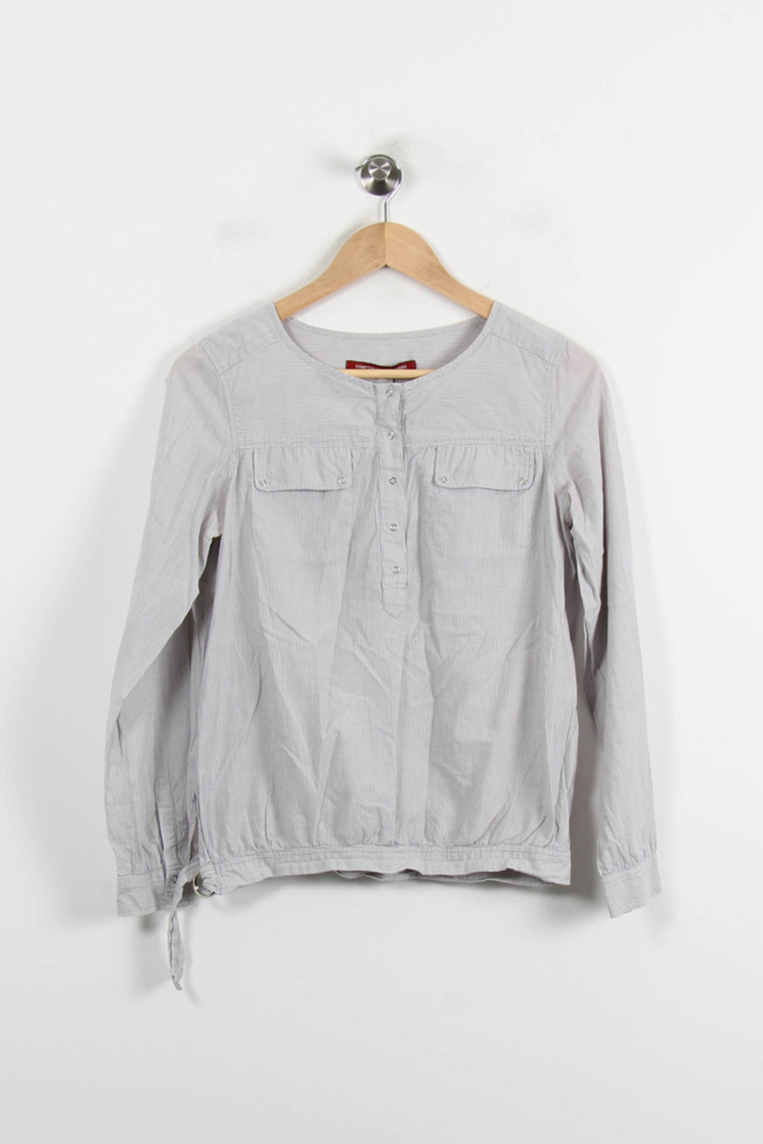 Blouse Grise - Taille S/36 de la marque Comptoir des Cotonniers | PARAD71019 - Vendu par Paradigme - Image 2