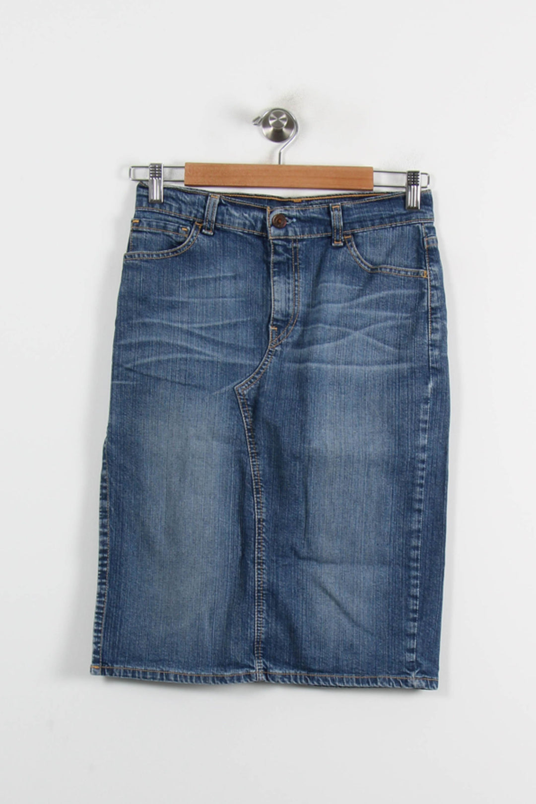 Jupe Longue Bleue - Taille S/36 de la marque Levi's | PARAD71020 - Vendu par Paradigme - Image 2