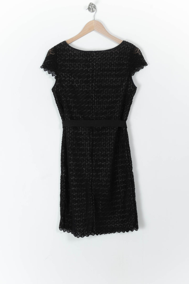 Robe en dentelle noire - Taille L/40 de la marque Maison 123 | PARAD71023 - Vendu par Paradigme - Image 4