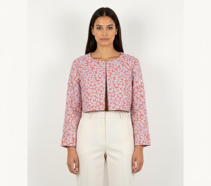 Veste Courte Rose et Blanche - Taille XL/42