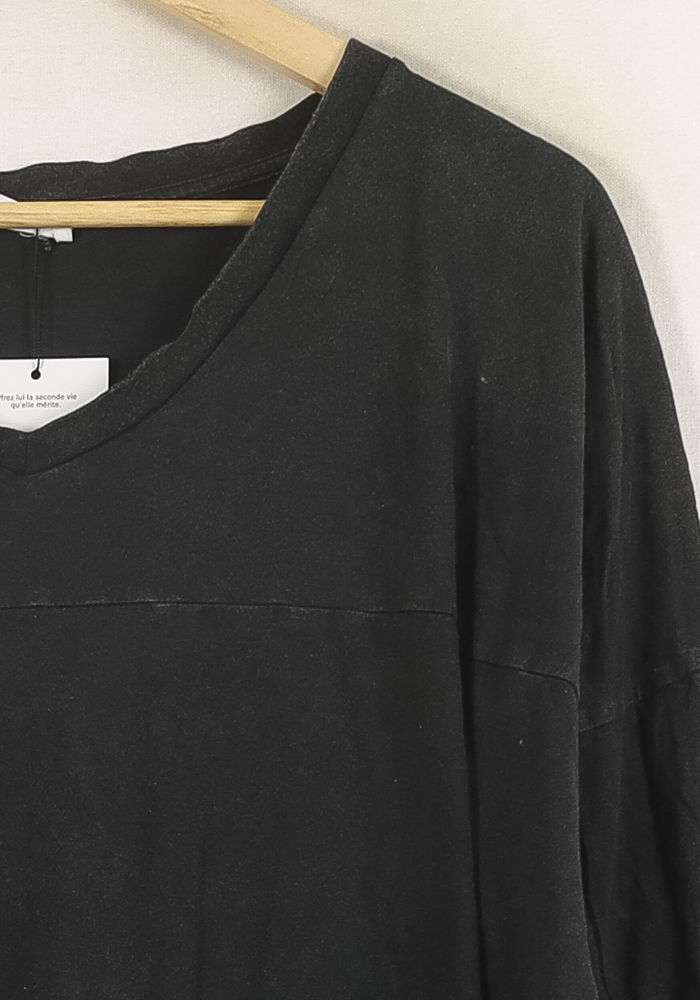 Robe Midi Noire - Taille M/38 de la marque American Vintage | PARAD71029 - Vendu par Paradigme - Image 3