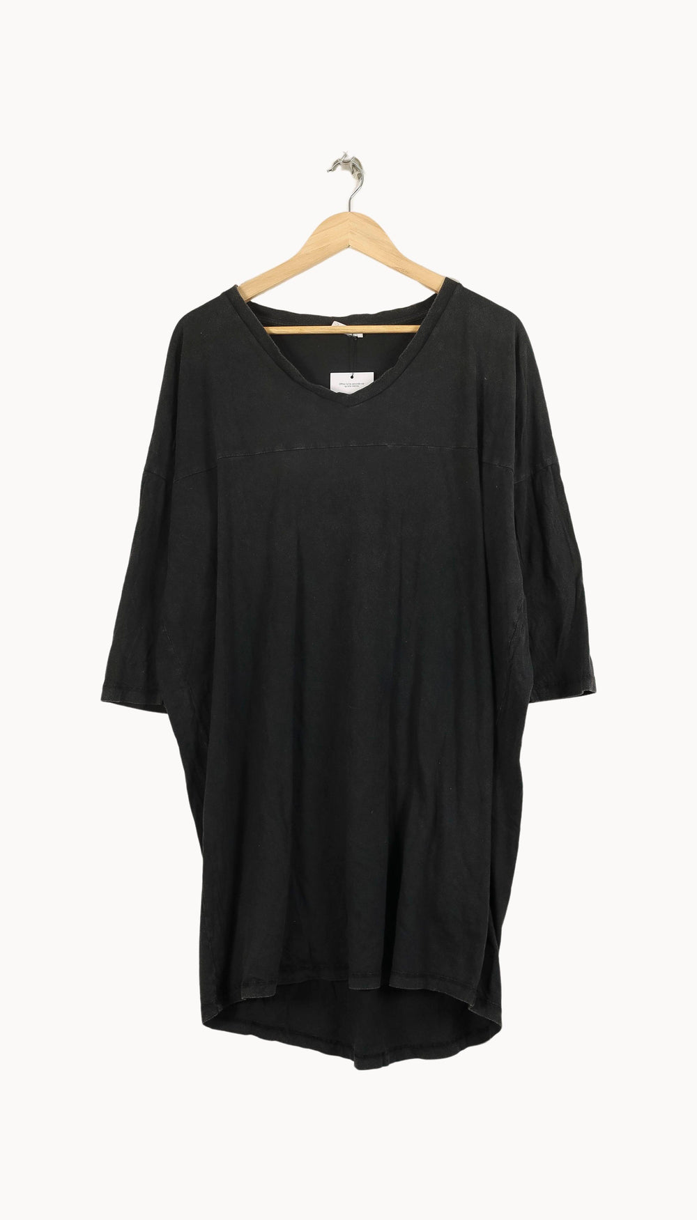 Robe Midi Noire - Taille M/38 de la marque American Vintage | PARAD71029 - Vendu par Paradigme - Image 2