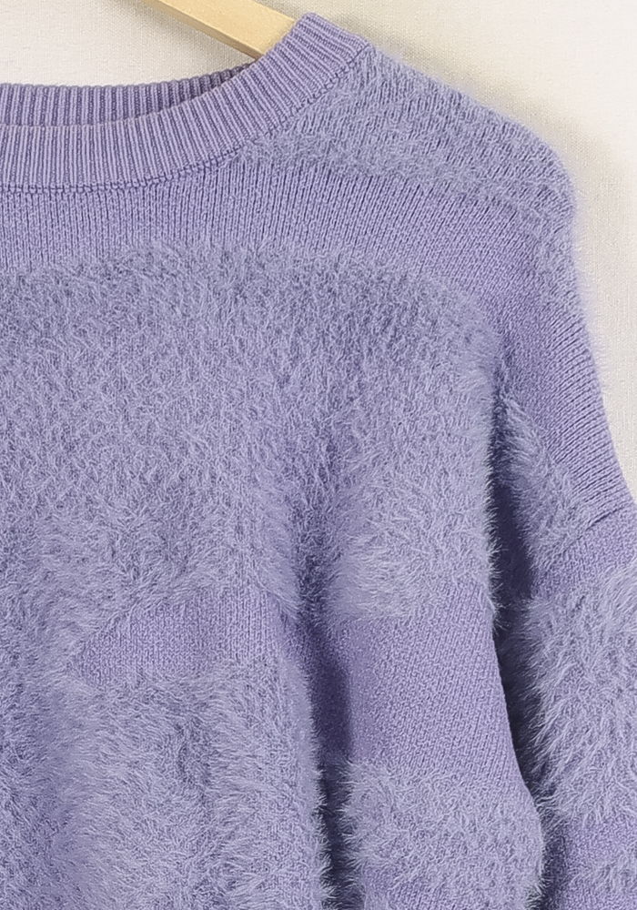 Pull Violet - Taille M/38 de la marque FRNCH | PARAD71035 - Vendu par Paradigme - Image 3