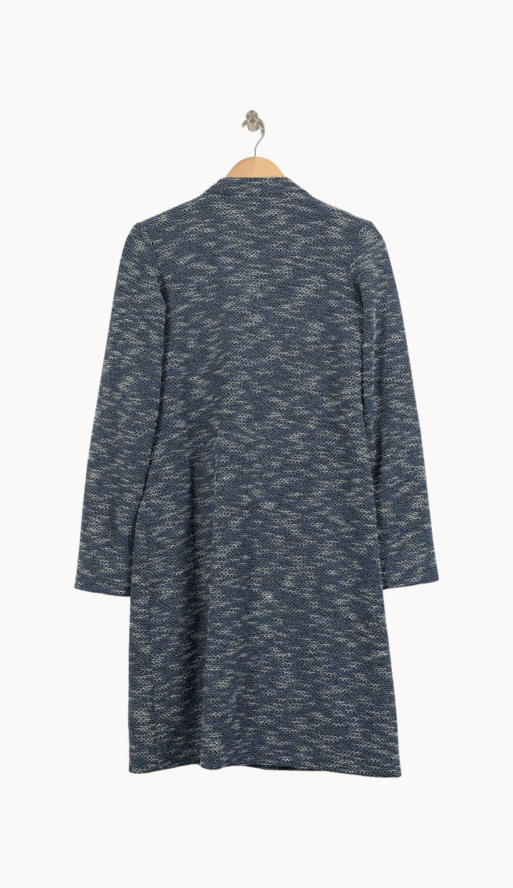 Manteau Bleu et Gris - Taille M/38 de la marque Agnès b. | PARAD71038 - Vendu par Paradigme - Image 4