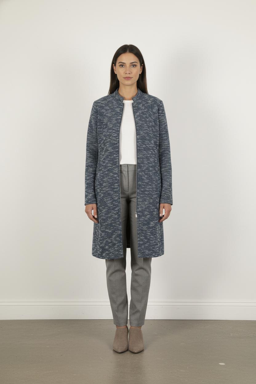 Manteau Bleu et Gris - Taille M/38