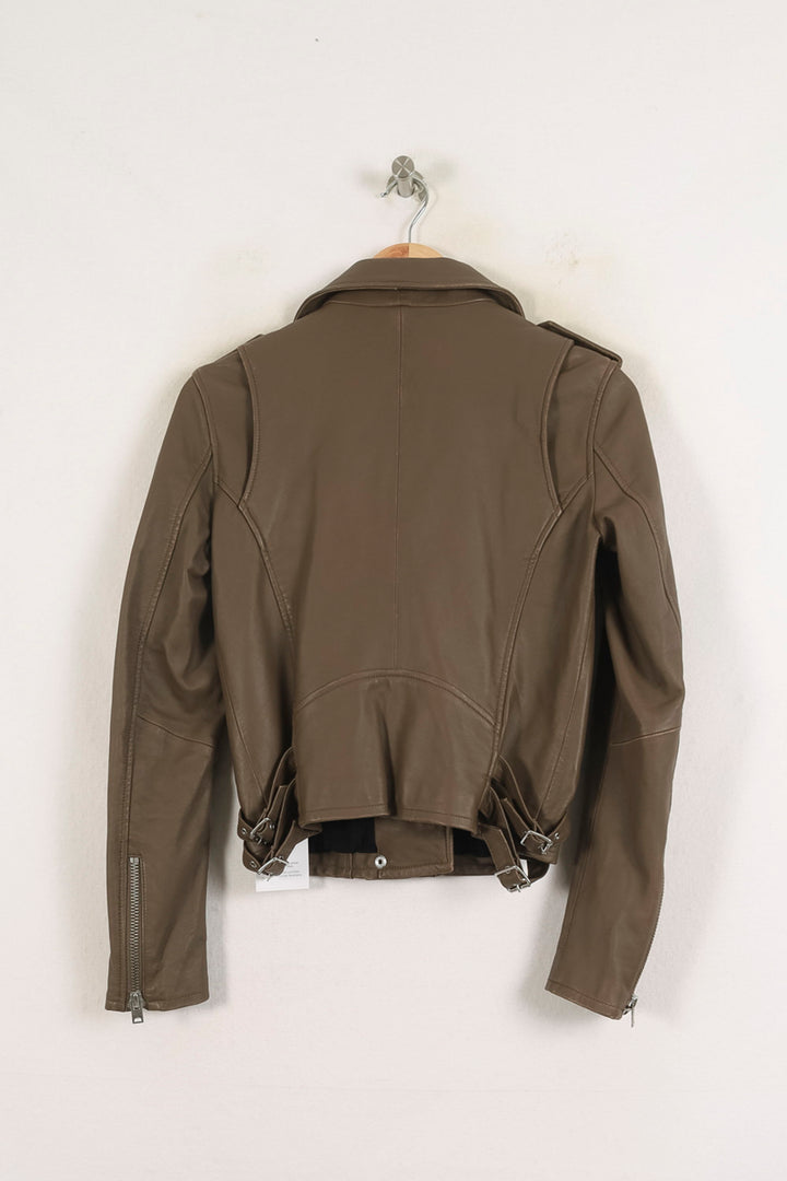 Perfecto Marron - Taille S/36 de la marque IRO | PARAD71053 - Vendu par Paradigme - Image 4