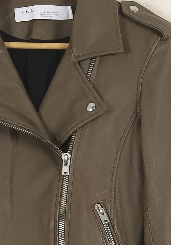 Perfecto Marron - Taille S/36 de la marque IRO | PARAD71053 - Vendu par Paradigme - Image 3