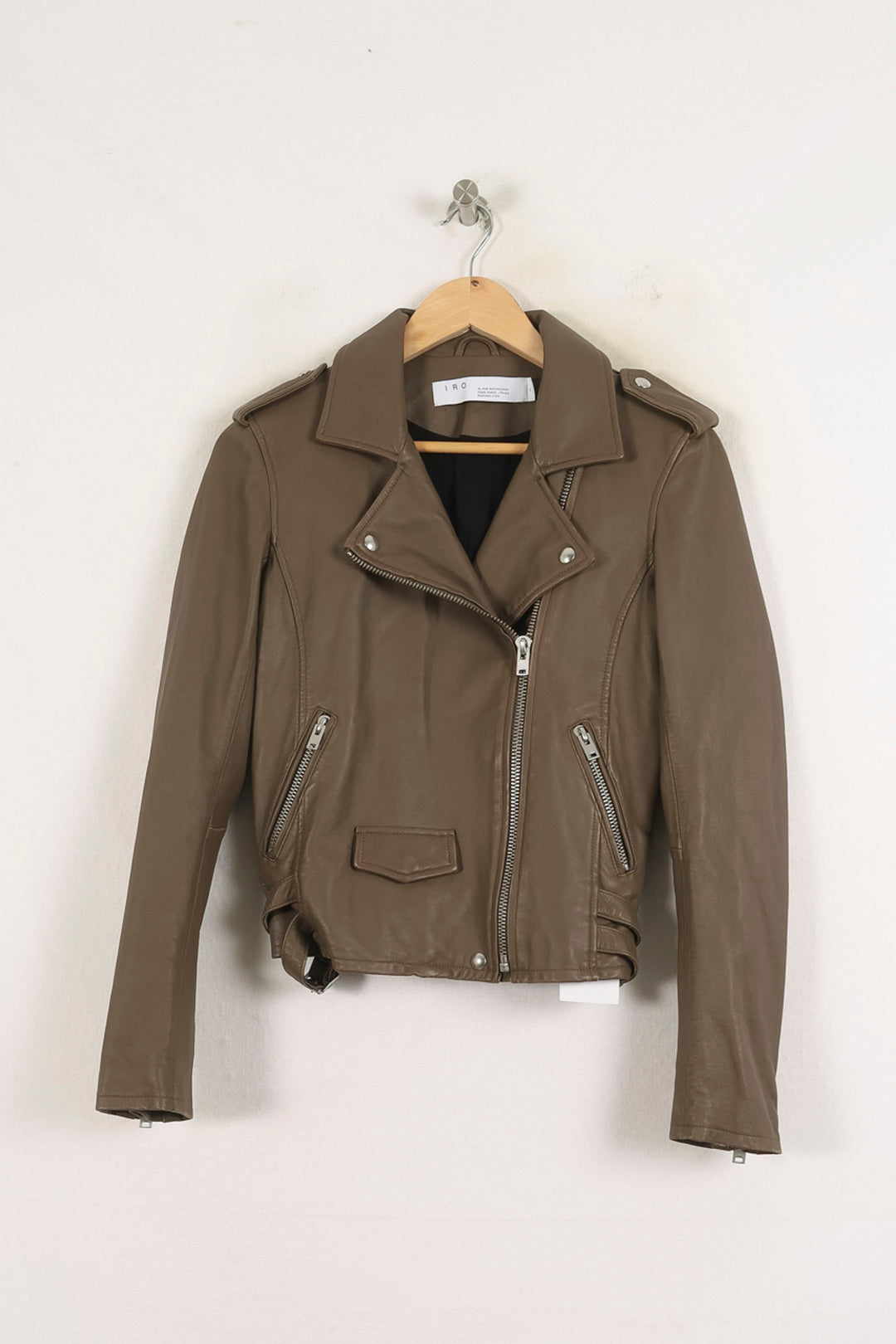 Perfecto Marron - Taille S/36 de la marque IRO | PARAD71053 - Vendu par Paradigme - Image 2