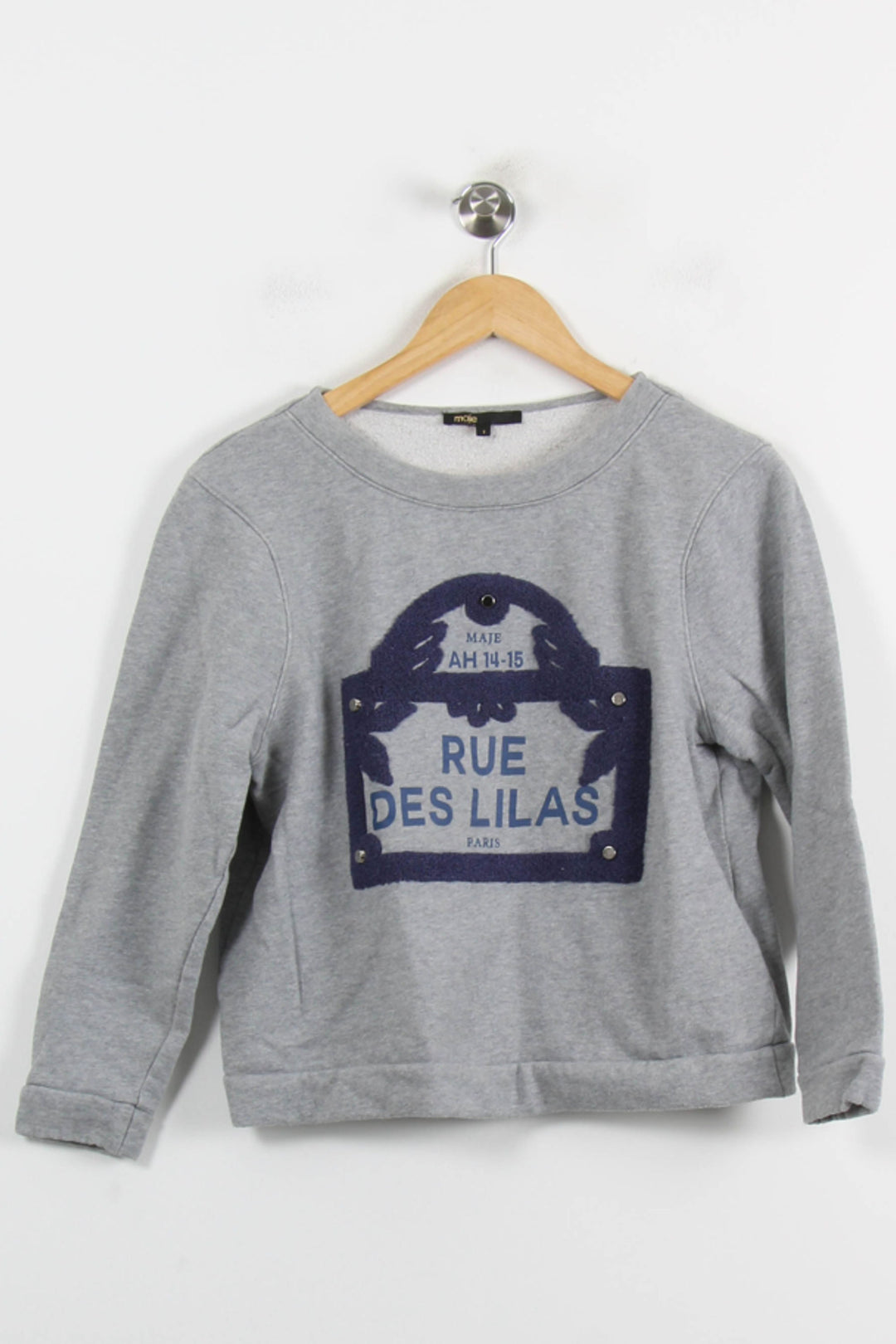 Sweat Gris - Taille S/36 de la marque Zadig&Voltaire | PARAD71058 - Vendu par Paradigme - Image 2