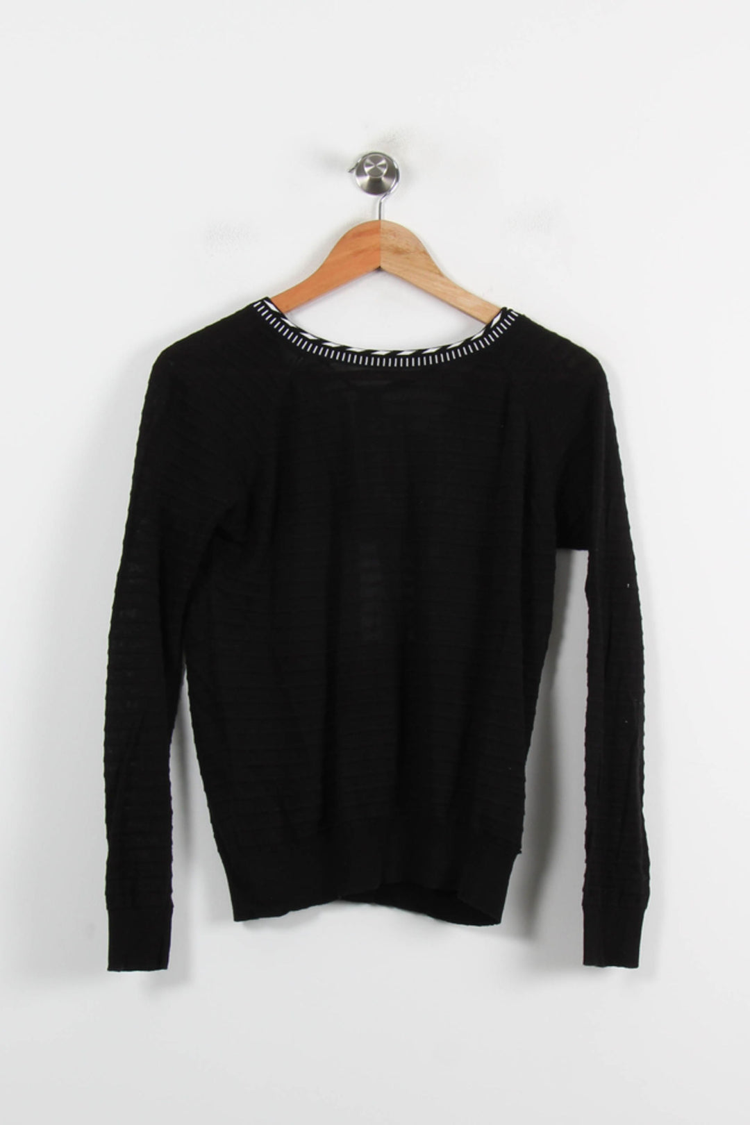 Pull Noir et Blanc - Taille S/36 de la marque IKKS | PARAD71064 - Vendu par Paradigme - Image 2