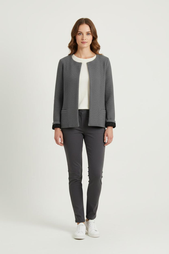 Veste Grise - Taille S/36 de la marque Des petits hauts | PARAD71065 - Vendu par Paradigme - Image 1