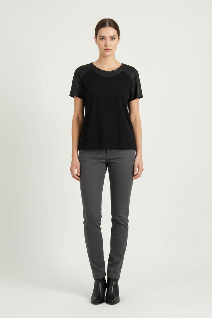 Tee-shirt Noir - Taille S/36 de la marque Maje | PARAD71066 - Vendu par Paradigme - Image 1