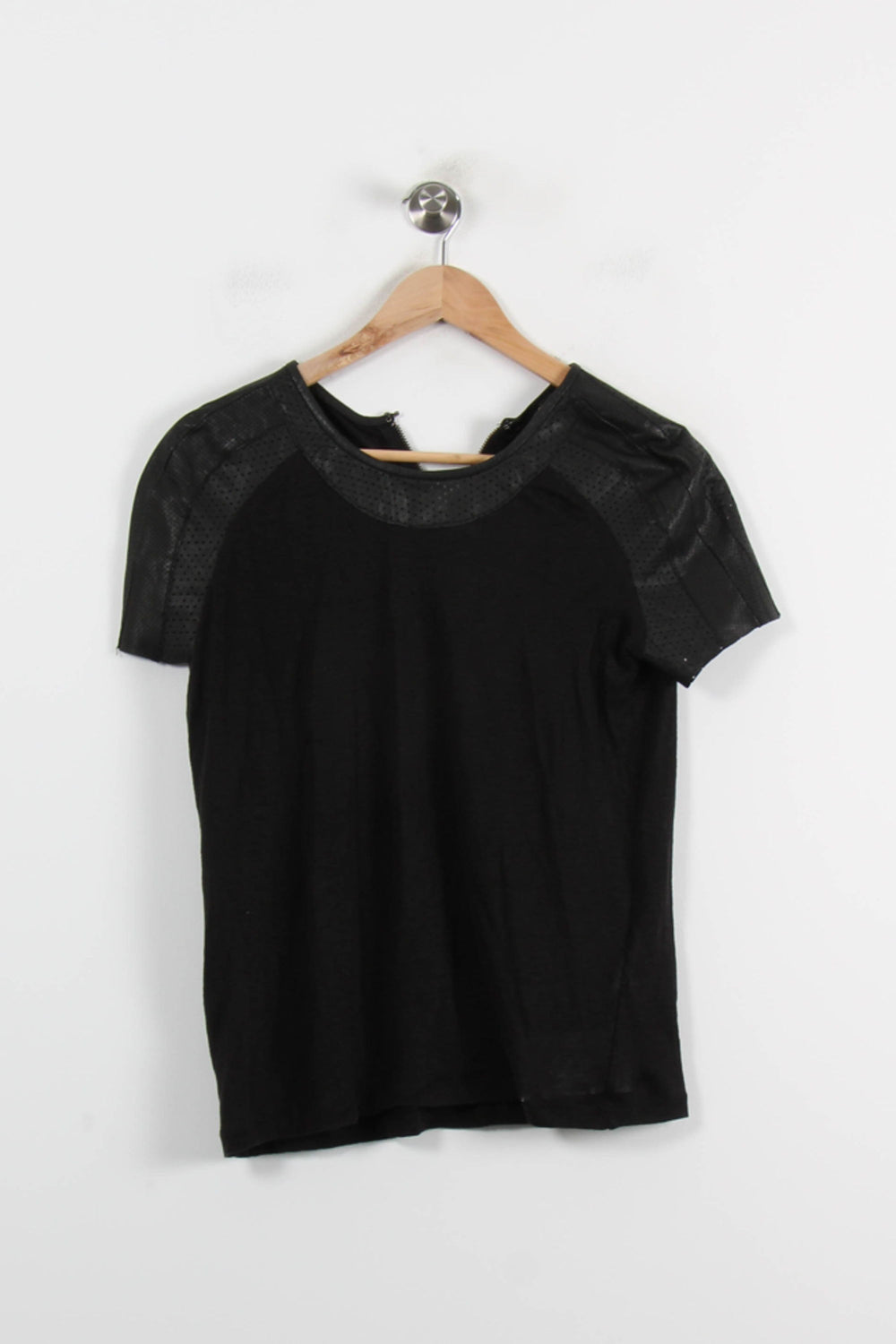 Tee-shirt Noir - Taille S/36 de la marque Maje | PARAD71066 - Vendu par Paradigme - Image 2