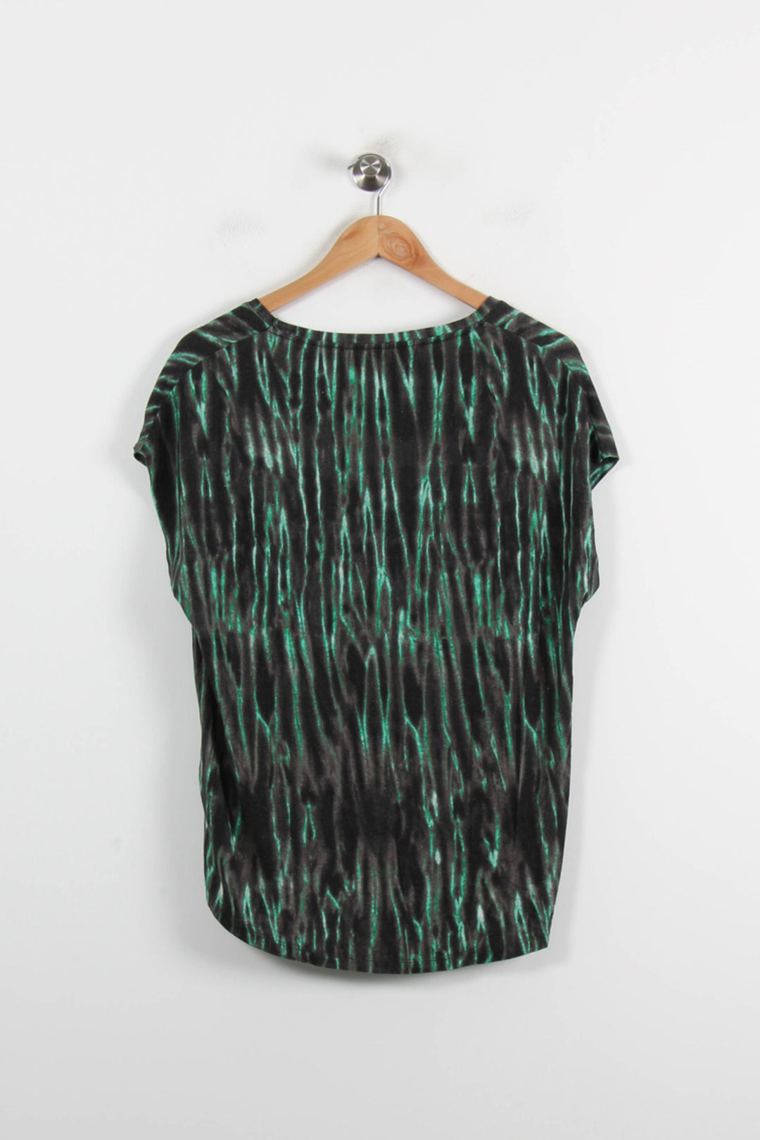 Tee-shirt Noir et Vert - Taille S/36 de la marque Majestic Filatures | PARAD71073 - Vendu par Paradigme - Image 4