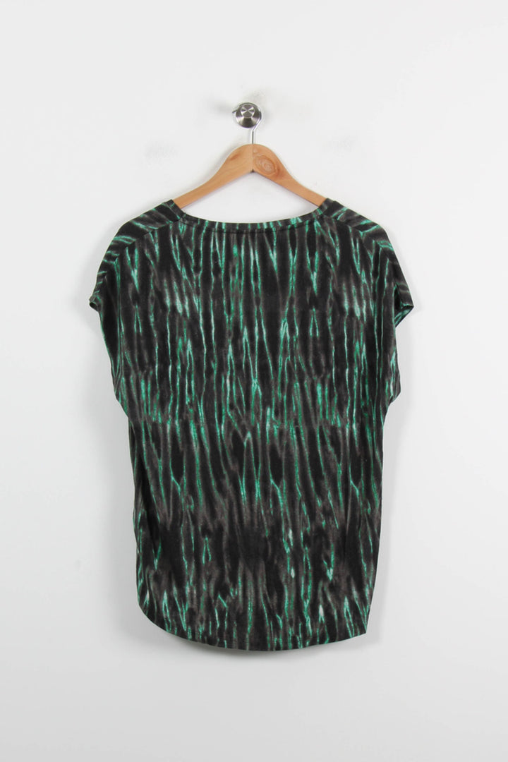 Tee-shirt Noir et Vert - Taille S/36 de la marque Majestic Filatures | PARAD71073 - Vendu par Paradigme - Image 4