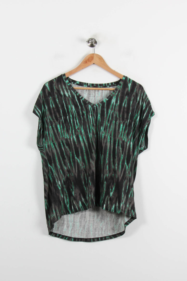 Tee-shirt Noir et Vert - Taille S/36 de la marque Majestic Filatures | PARAD71073 - Vendu par Paradigme - Image 2