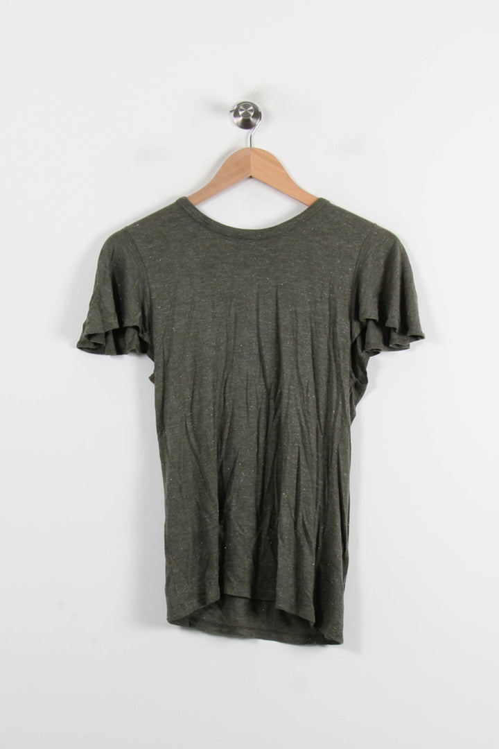 Tee-shirt Vert - Taille S/36 de la marque IKKS | PARAD71078 - Vendu par Paradigme - Image 2