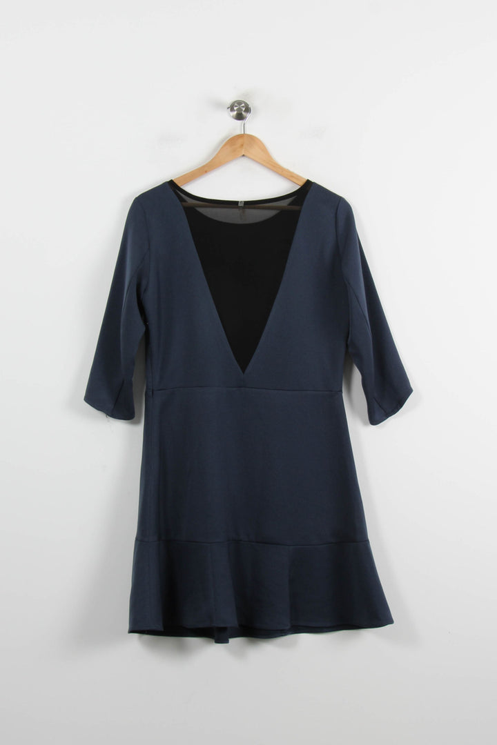 Robe Midi Bleue - Taille L/40 de la marque I.Code | PARAD71089 - Vendu par Paradigme - Image 4