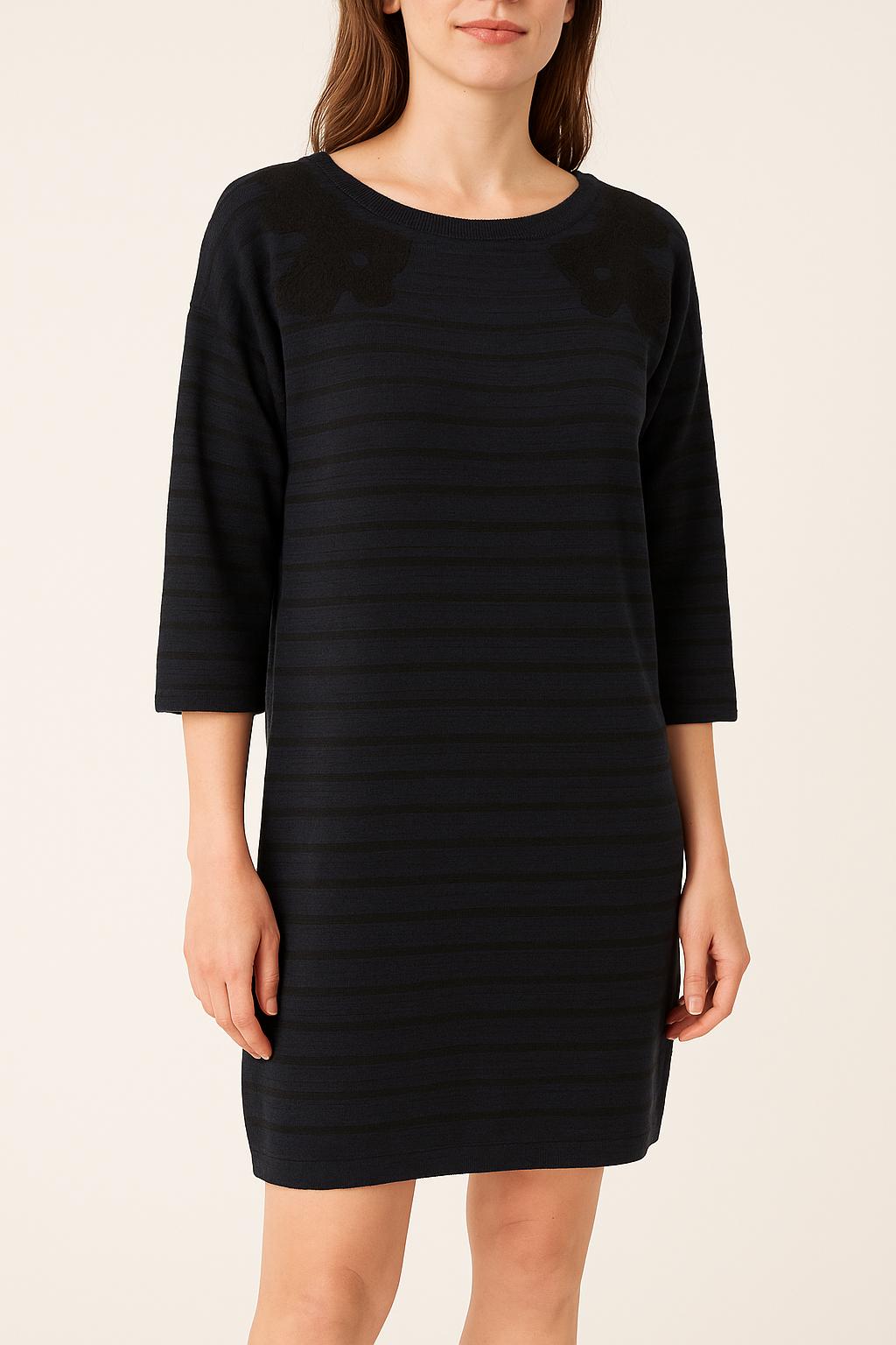 Robe Pull Bleue et Noire - Taille M/38 de la marque Vanessa Bruno | PARAD71105 - Vendu par Paradigme - Image 1