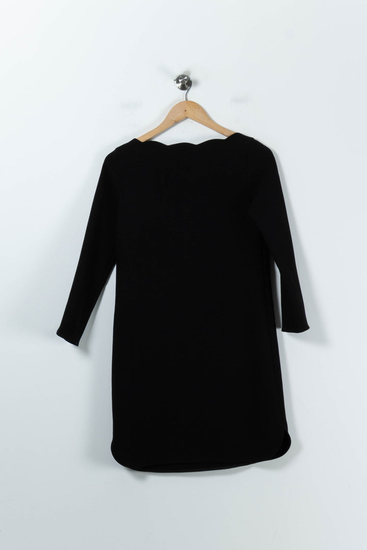 Robe Droite Noire - Taille S/36 de la marque Claudie Pierlot | PARAD71106 - Vendu par Paradigme - Image 4