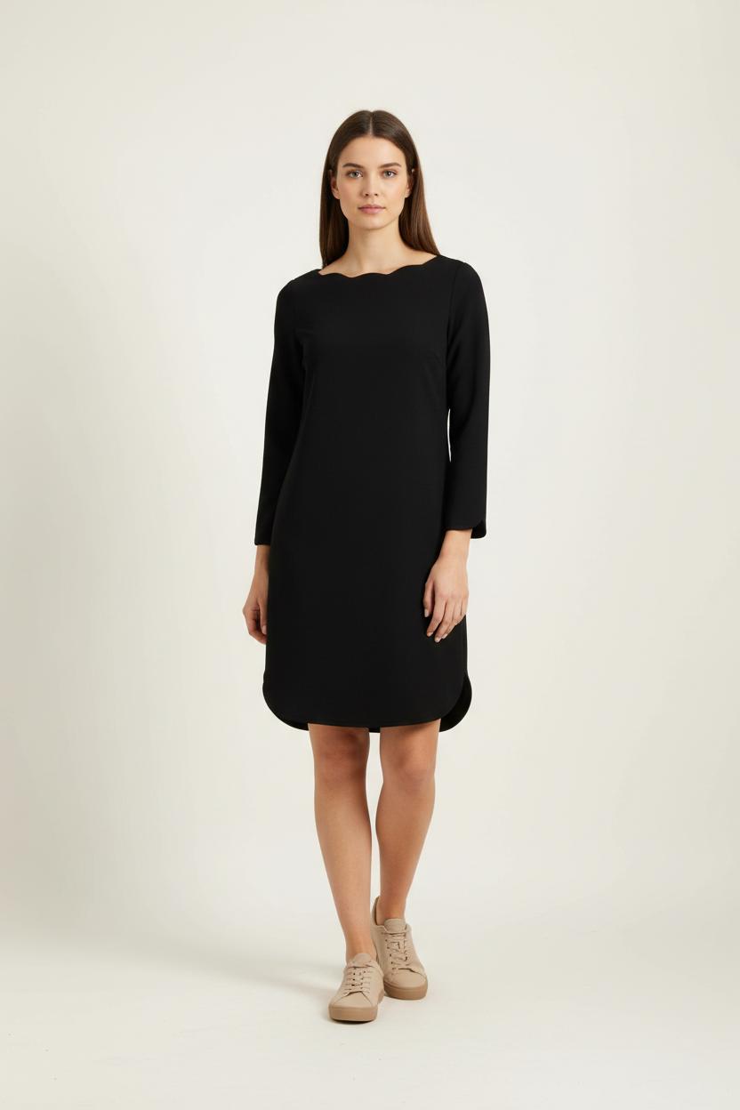 Robe Droite Noire - Taille S/36 de la marque Claudie Pierlot | PARAD71106 - Vendu par Paradigme - Image 1