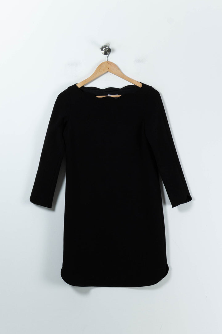Robe Droite Noire - Taille S/36 de la marque Claudie Pierlot | PARAD71106 - Vendu par Paradigme - Image 2