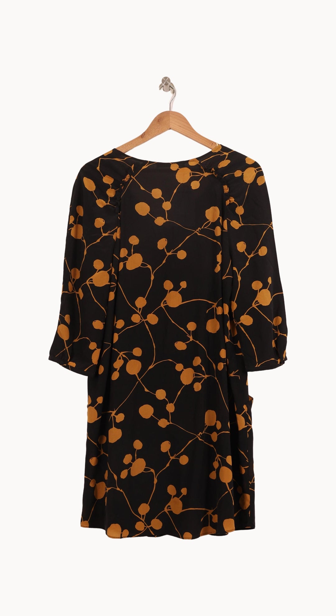 Robe Courte Noire et Jaune - Taille L/40 de la marque Comptoir des Cotonniers | PARAD71109 - Vendu par Paradigme - Image 4