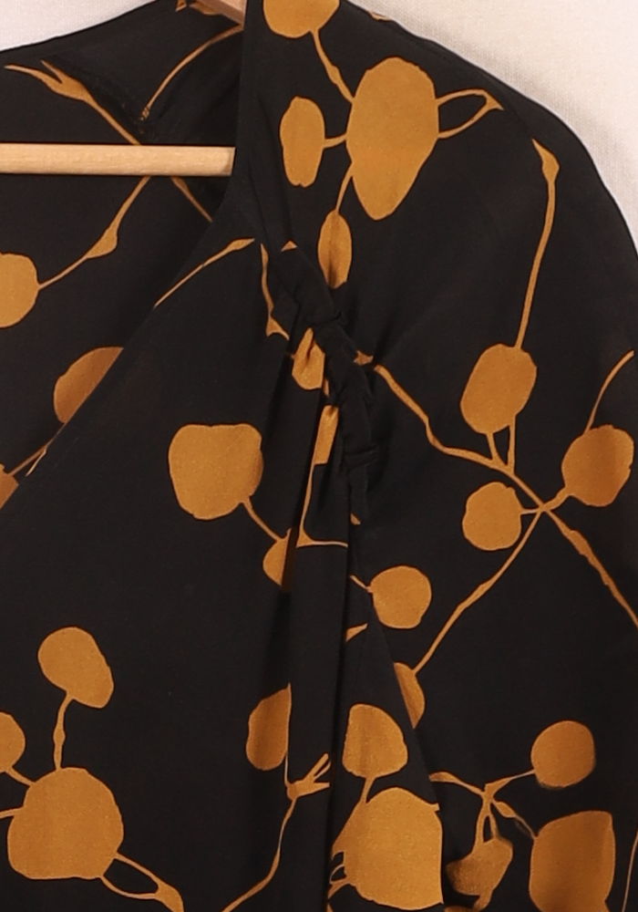 Robe Courte Noire et Jaune - Taille L/40 de la marque Comptoir des Cotonniers | PARAD71109 - Vendu par Paradigme - Image 3