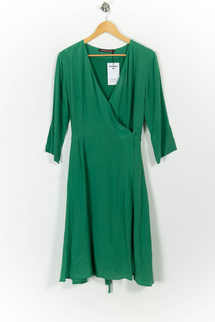 Robe Cache-Cœur Verte - Taille XXL/44 de la marque Comptoir des Cotonniers | PARAD71112 - Vendu par Paradigme - Image 2
