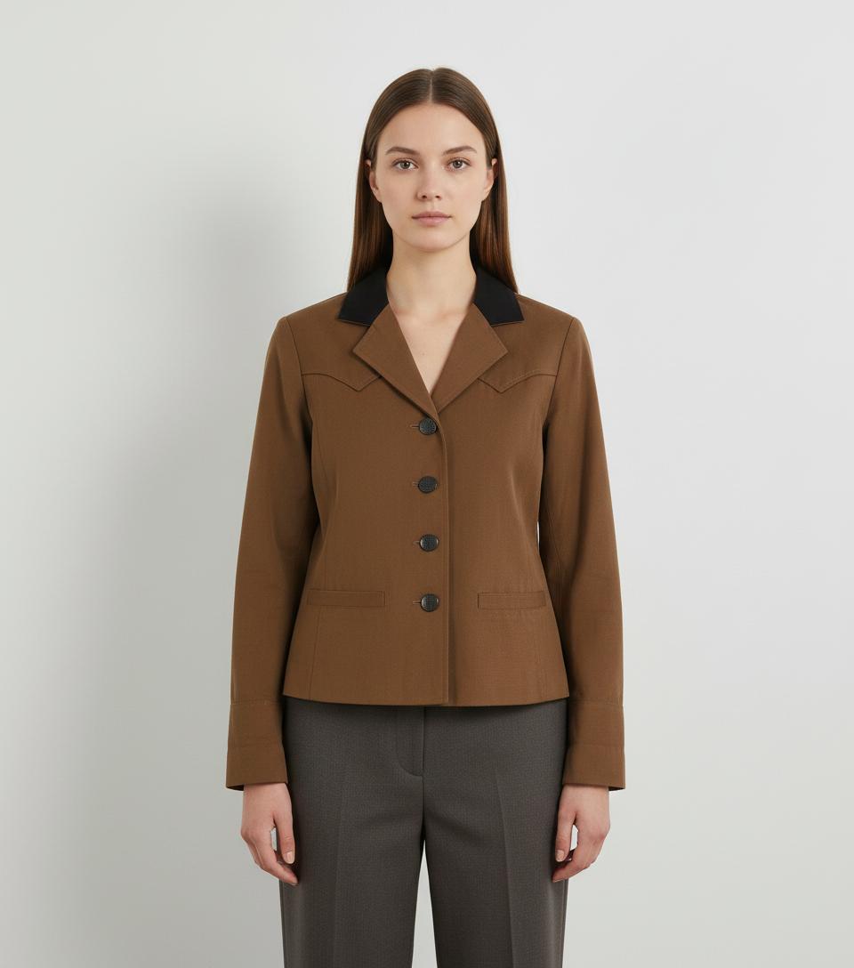 Veste Marron et Noire - Taille M/38
