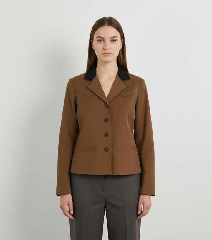 Veste Marron et Noire - Taille M/38